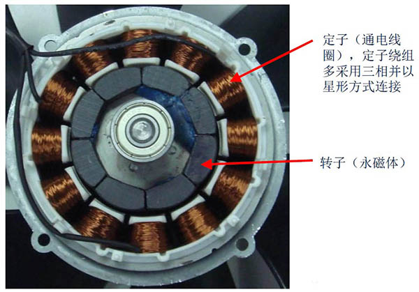 直流無刷電機定子轉子有什么不同？工作原理和作用如何？